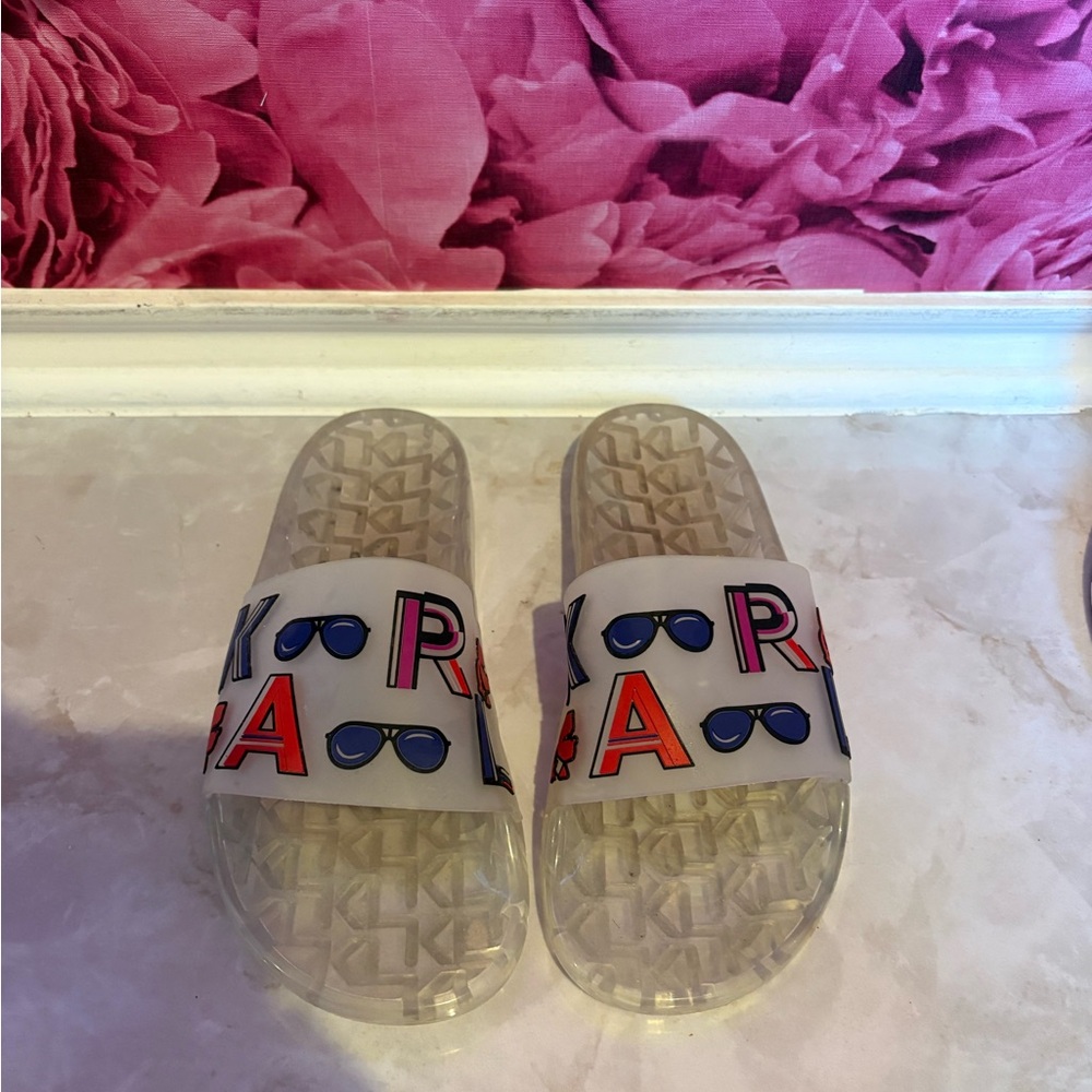 Karl Lagerfeld clear slides